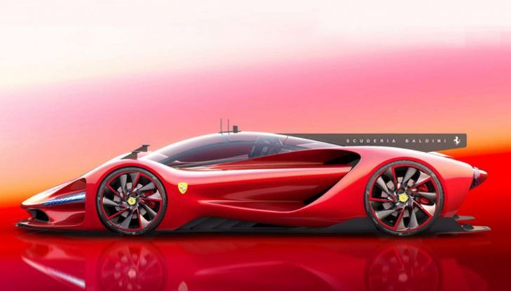 Ipotesi P3 Scuderia Baldini, hypercar Ferrari del futuro - Foto 4 di 5