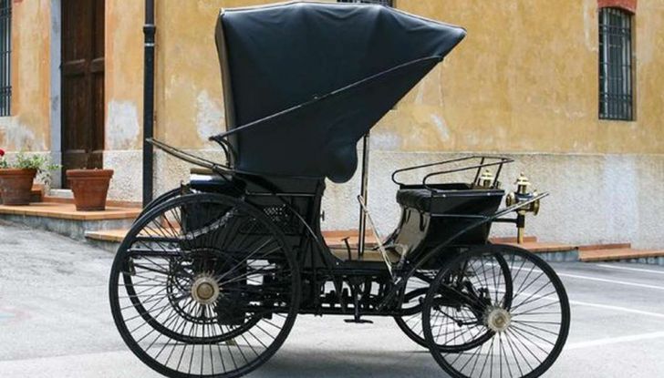 La prima auto in Italia, la Peugeot Tipo 3 telaio 25, rimessa in moto a Vicenza - Foto 3 di 7