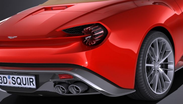 Aston Martin Vanquish Zagato Volante: serie limitata da 99 esemplari  - Foto 7 di 10