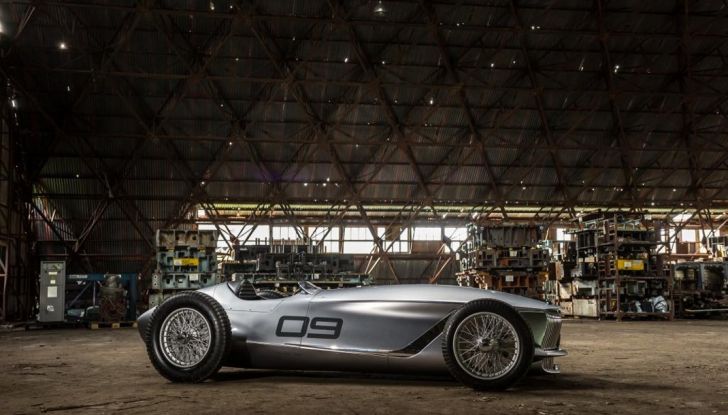 Infiniti Prototype 9 a Pebble Beach 2017, ritorno alle corse anni Quaranta - Foto 6 di 8