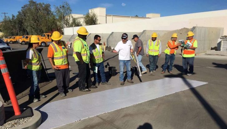 Strade bianche per ridurre il calore e risparmiare energia - Foto 4 di 7