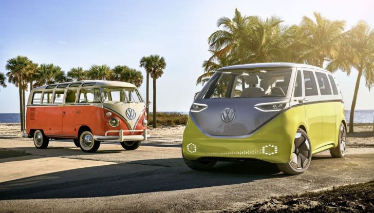 Volkswagen presenta I.D. BUZZ: il leggendario furgoncino hippie anni ’70 torna tra noi - Foto 2 di 10