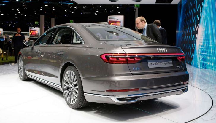 Nuova Audi A8 2017, l’ammiraglia con guida autonoma - Foto 7 di 13
