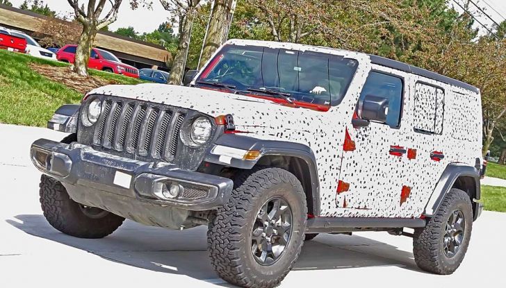 Jeep Wrangler MY2018, prime immagini spia - Foto 9 di 22