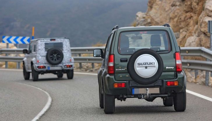 Suzuki Jimny 2018 prime foto spia della nuova generazione - Foto 2 di 19