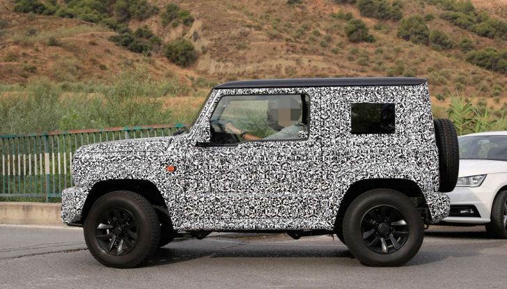 Suzuki Jimny 2018 prime foto spia della nuova generazione - Foto 16 di 19