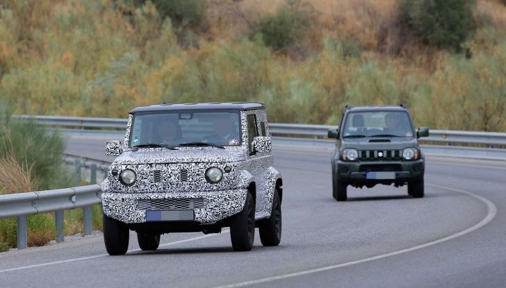 Suzuki Jimny 2018 prime foto spia della nuova generazione - Foto 3 di 19