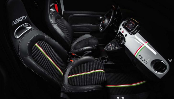 Fiat 500 Abarth 595 by Vilner, la piccola sportiva omaggia il tricolore - Foto 7 di 15