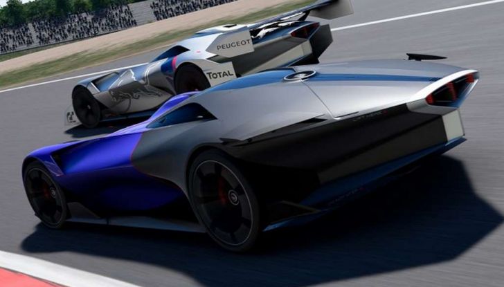 Peugeot L750 R HYbrid Vision, la concept per Gran Turismo Sport - Foto 5 di 12