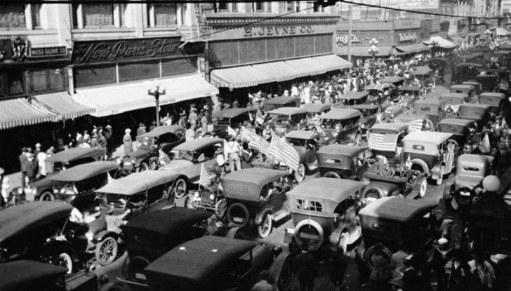Il traffico com'era 100 anni fa
