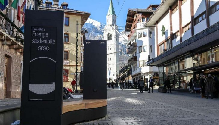 Audi sviluppa la rete di ricarica elettrica a Cortina d’Ampezzo - Foto 2 di 11