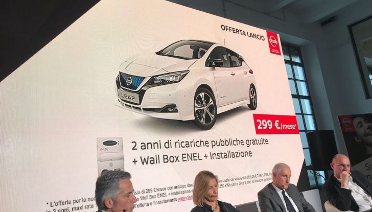 Nuova Nissan LEAF 2018 offerta a 299 euro al mese - Foto 3 di 26
