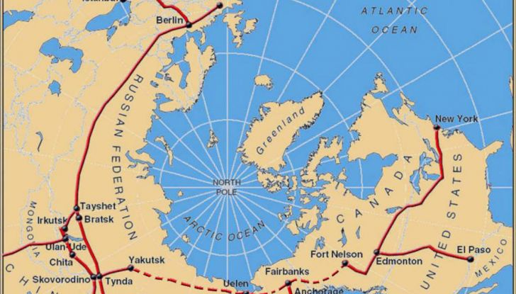 Da New York a Parigi in auto, arriva il tunnel sullo stretto di Bering   - Foto 4 di 8