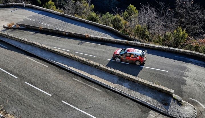 WRC Monte Carlo Giorno 4: la Citroën C3 WRC di Kris Meeke termina al quarto posto assoluto. - Foto 3 di 4