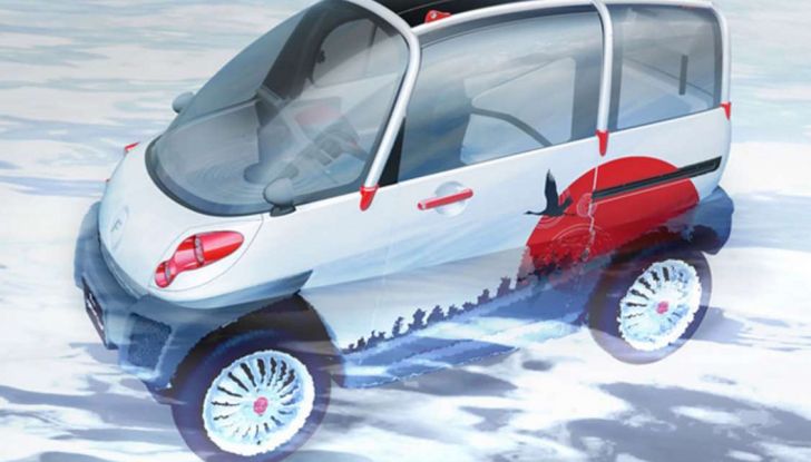 Fomm, la citycar elettrica anfibia - Foto 5 di 7