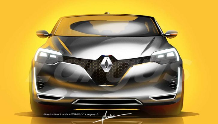 La futura Renault Clio 2019 avrà guida autonoma e sarà ibrida - Foto 2 di 5