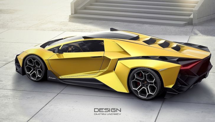 Lamborghini Forsennato, stile estremo per l’ultimo rendering del Toro - Foto 2 di 7
