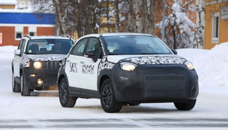 Fiat 500X Facelift 2019 prime prove su strada - Foto 5 di 32