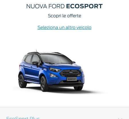 Nuova Ford Ecosport Plus a rate da 149 euro al mese - Foto 8 di 14