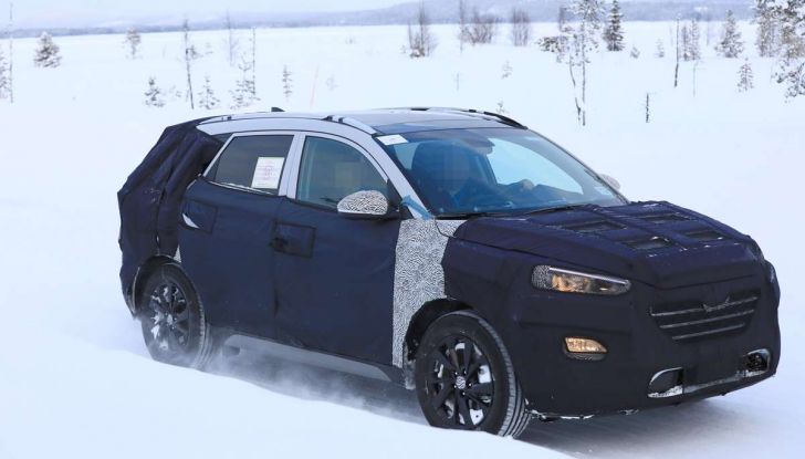 Hyundai Tucson Restyling 2019, primi collaudi su strada - Foto 1 di 15