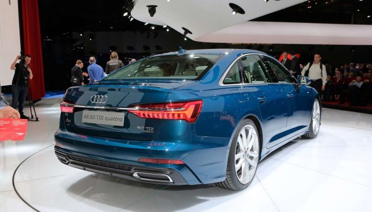 Audi A6 2018 berlina: tecnologia e stile a Quattro Anelli - Foto 3 di 13