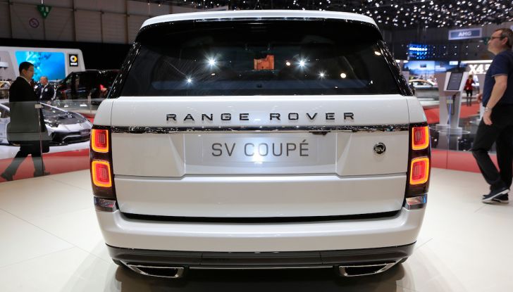 Range Rover SV Coupé 2018: 999 esemplari per il 70° anniversario - Foto 13 di 16