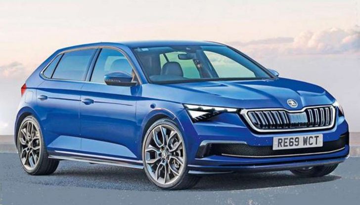 Skoda Rapid Spaceback arriva nel 2019 su piattaforma MQB0 - Foto 1 di 4