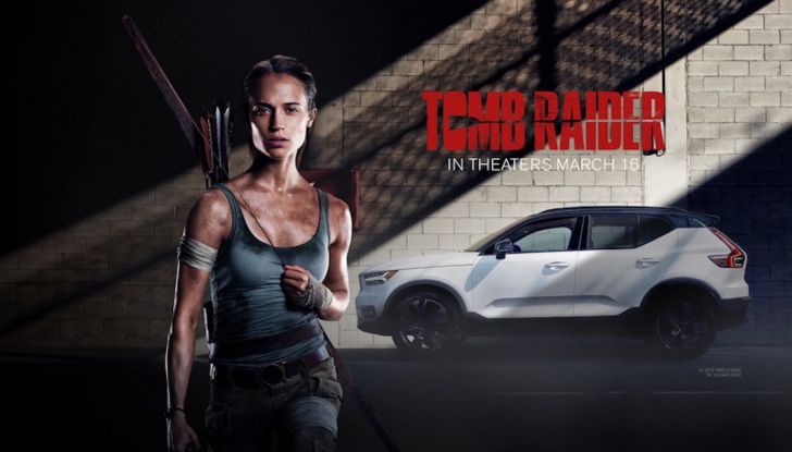 Volvo XC40 protagonista in Tomb Raider con Lara Croft - Foto 2 di 5