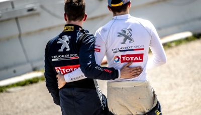 Kevin Hansen (Peugeot Total) cede la posizione a Loeb