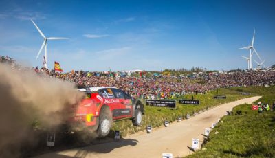 WRC Portogallo 2018: tre C3 WRC schierate dal team Citroën.