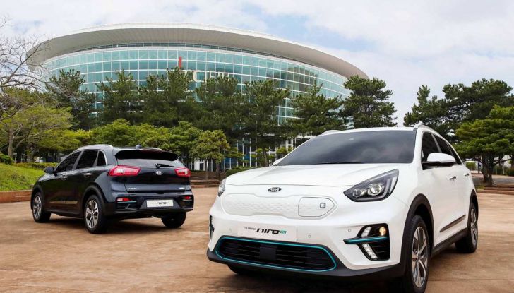 Kia Niro EV, immagini e dati del nuovo crossover elettrico - Foto 2 di 3