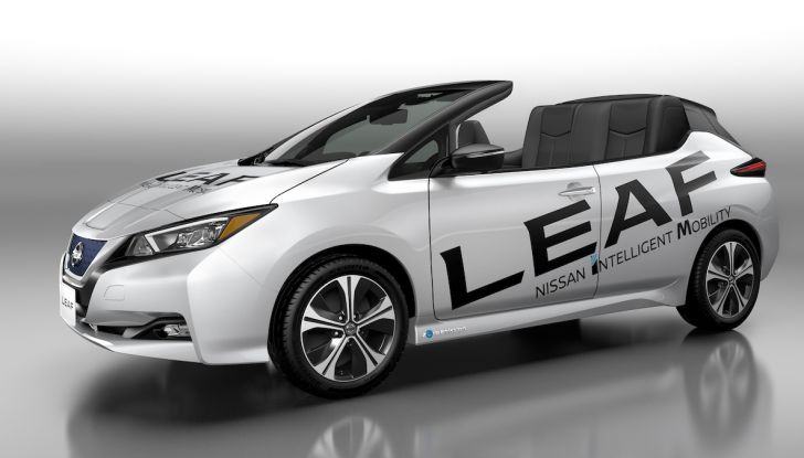 Nissan Leaf Open Car: l’elettrica nipponica diventa cabriolet - Foto 1 di 3