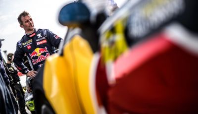 Sebastien Loeb (Peugeot 208 WRX) soddisfatto del podio in UK