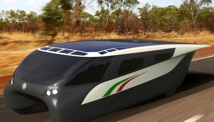 Svelata a Maranello Emilia 4, l’auto ad energia solare per le competizioni - Foto 1 di 3