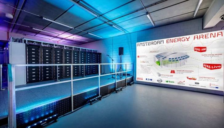 L’energia di Nissan LEAF alimenta lo stadio di Amsterdam - Foto 3 di 7