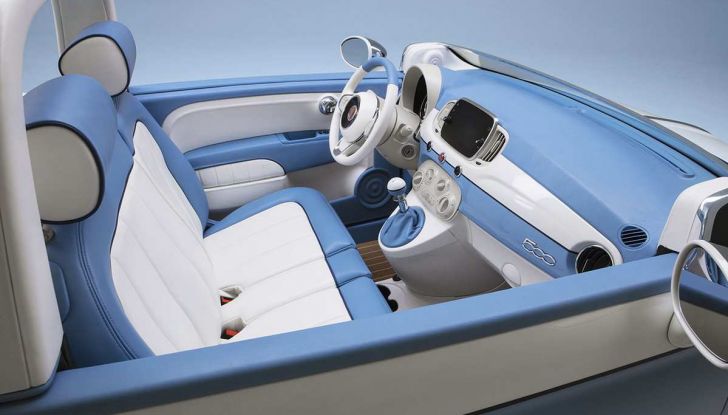 Fiat 500 Spiaggina by Garage Italia, omaggio alla Jolly Spiaggina del 1958 - Foto 5 di 18