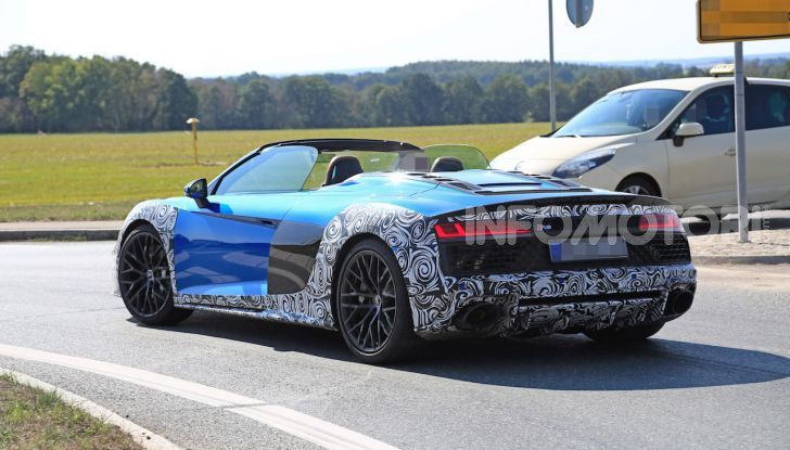 Audi R8 Spyder restyling 2019, dati tecnici e informazioni - Foto 10 di 10