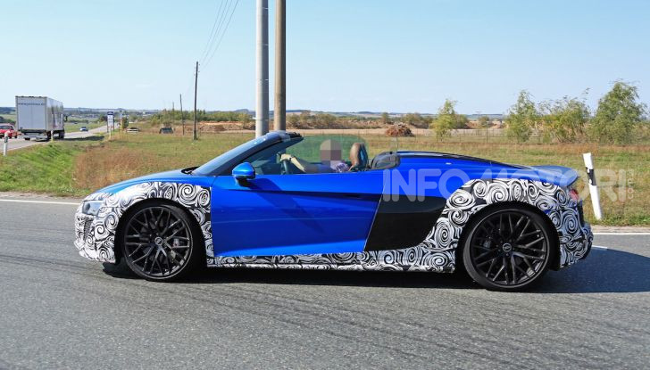 Audi R8 Spyder restyling 2019, dati tecnici e informazioni - Foto 8 di 10