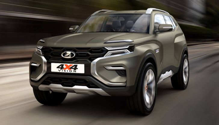 Lada Vision 4×4 Concept 2018: torna il SUV più economico al mondo - Foto 10 di 14