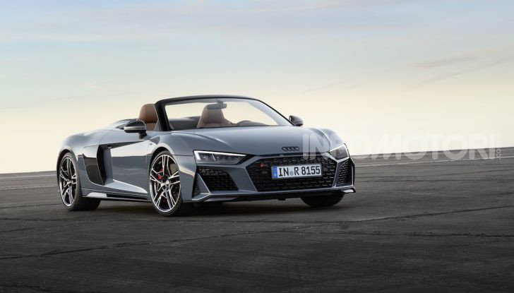 Nuova Audi R8 2019 Coupé e Spider: il V10 aspirato arriva a 620CV - Foto 16 di 30