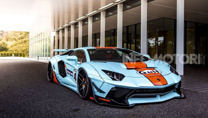 Lamborghini Aventador Gulf: bella da mozzare il fiato - Foto 1 di 8