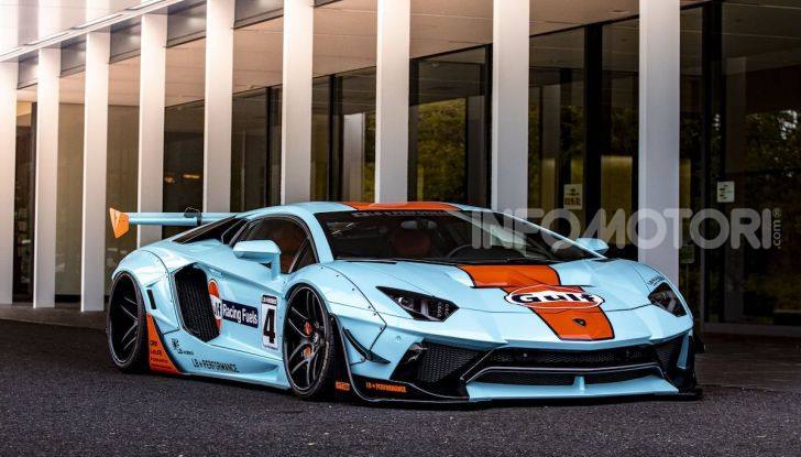 Lamborghini Aventador Gulf: bella da mozzare il fiato - Foto 5 di 8