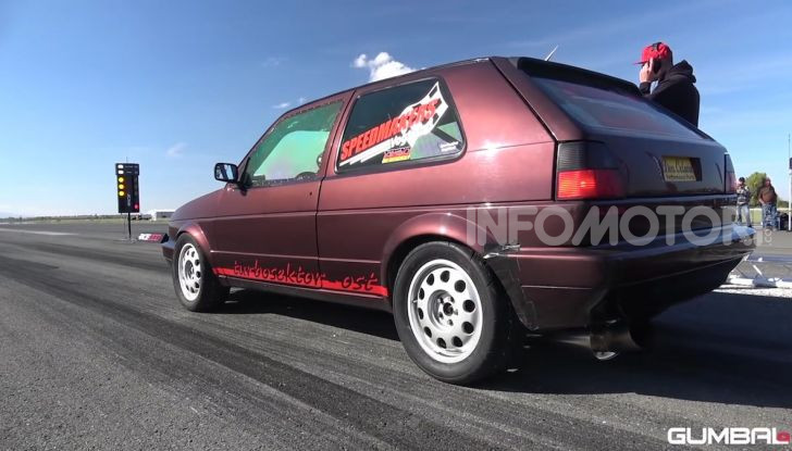 La Volkswagen Golf 2°serie da 1.300CV è la più veloce al mondo - Foto 10 di 13
