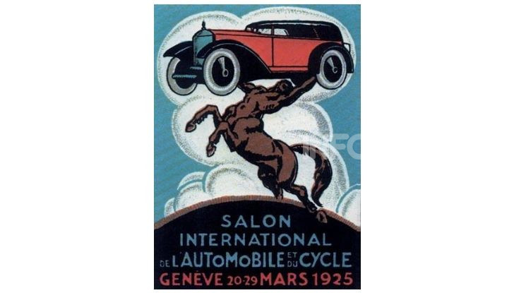 Le locandine del Salone di Ginevra dal 1924 ad oggi - Foto 2 di 90