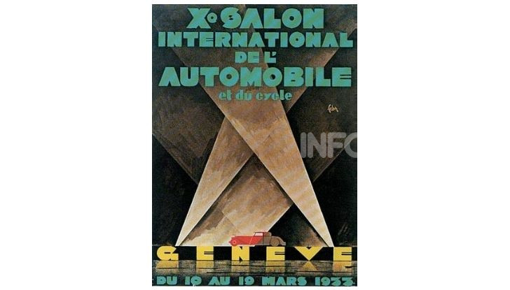 Le locandine del Salone di Ginevra dal 1924 ad oggi - Foto 10 di 90