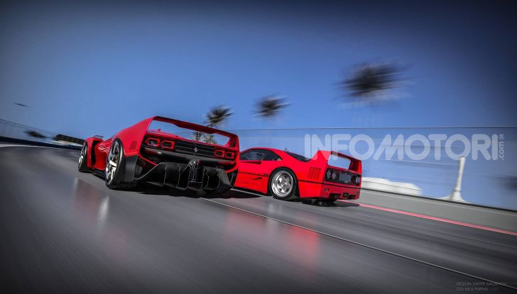 Ferrari F40 Tribute, omaggio all’icona di Maranello - Foto 16 di 16