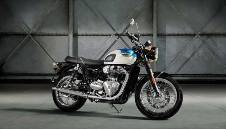 Triumph Bonneville T100 e T100 Black 2017 - Foto 7 di 11
