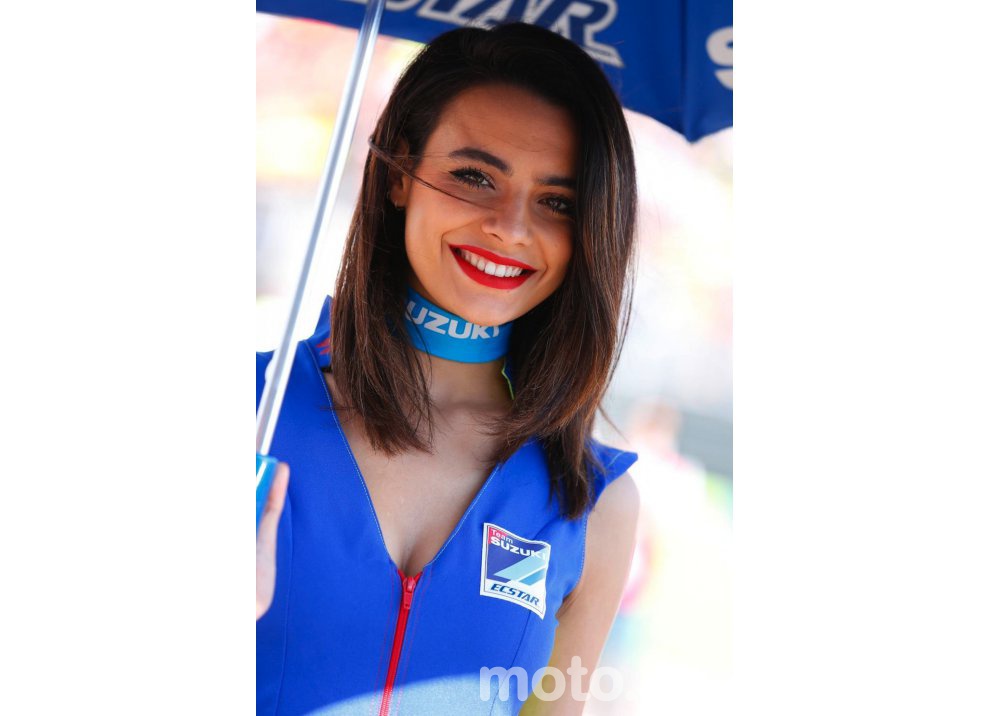 Donne e Motori-Fotogallery delle ombrelline al MotoGP di Aragon - Foto 18 di 27