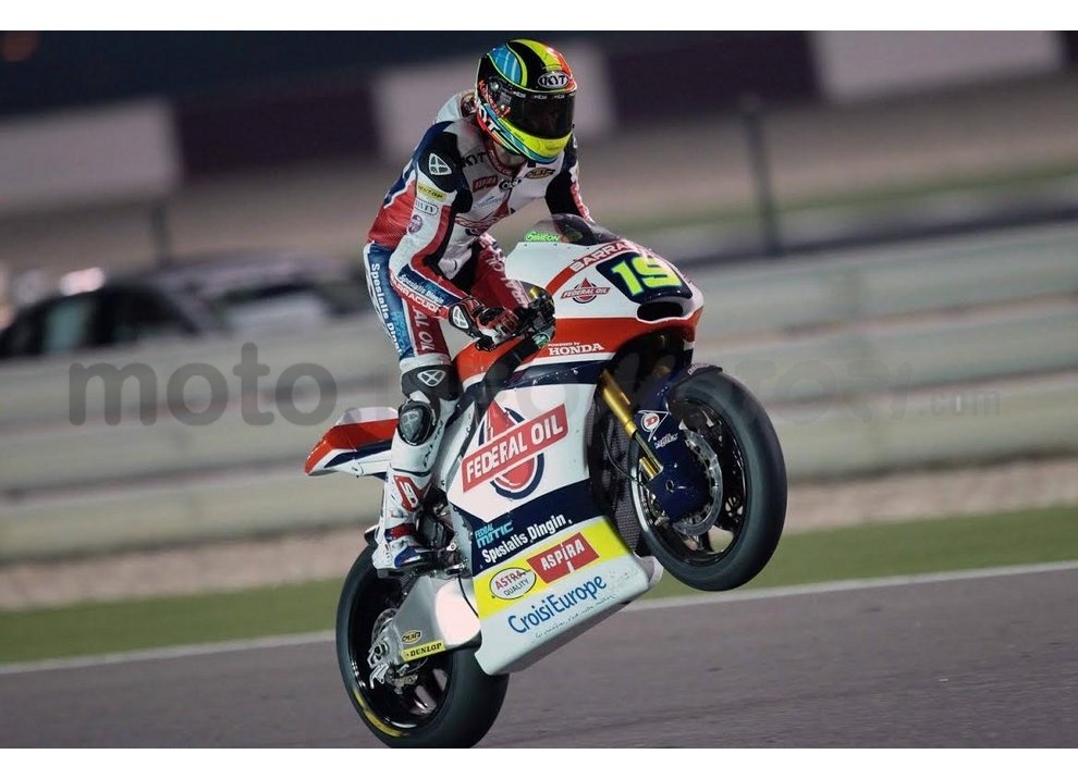 Piloti SIDI Moto 2 con gli scudi in Qatar: Simeon secondo e Rins quarto