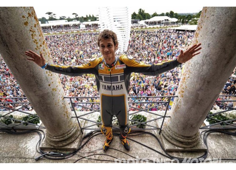 Valentino Rossi al Goodwood Festival of Speed per il 60° di Yamaha   - Foto 8 di 20